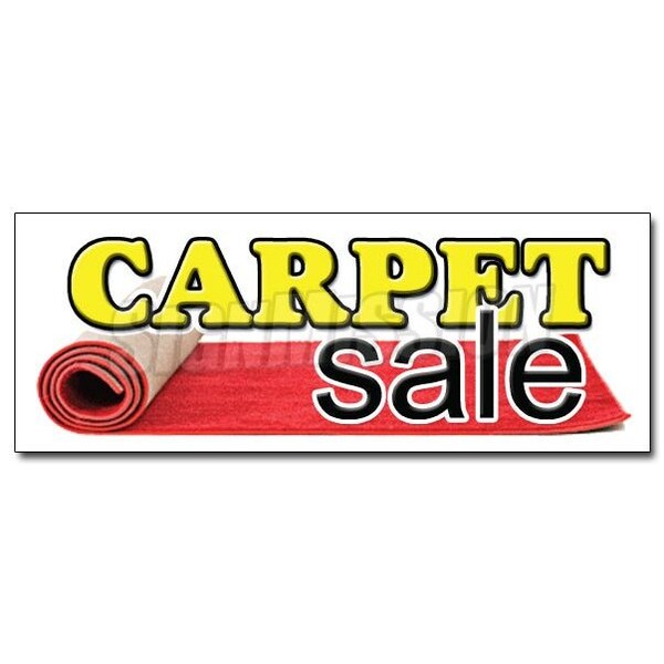 CARPET SALE DECAL sticker store carpeting oriental wove supplies persian, D-36 Carpet Sale